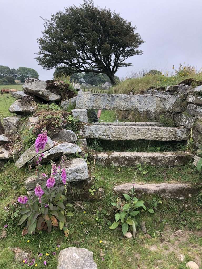 Stile in the route between Lower and Higher Penquite.